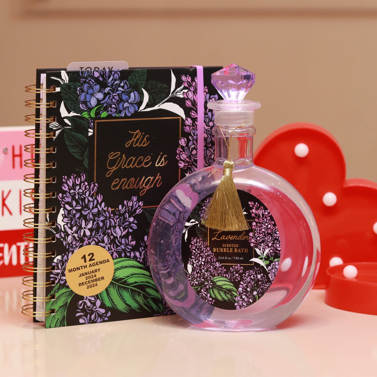 Set de agenda y jabón