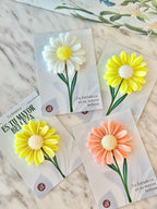 Jabón artesanal en forma de flor