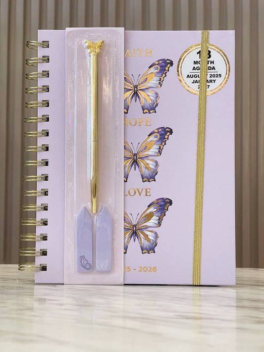 Agenda con lapicero